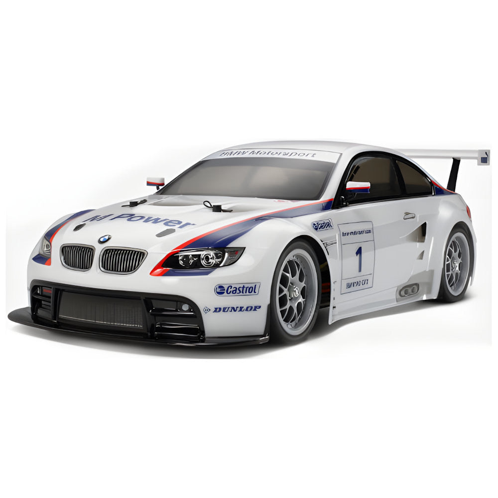 Tamiya 1/10 BMW M3 GT2 2009 (TT-01E) – Kit avec système d'éclairage LED - 58449
