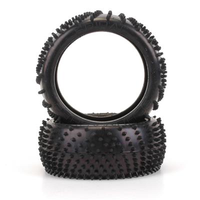 Schumacher SPIRAL 1/8 Offroad Tires (2) - YELLOW - U6721 - RCXX - rc racing for professionals